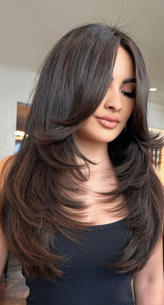 50+ Trendiest Long Shag Haircuts for The Ultimate Textured Look | Long hair  with bangs, Long shag hairstyles, Long shag haircut