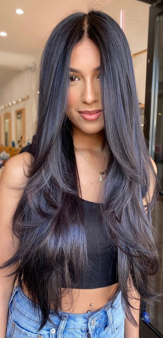 Long Layered Haircuts, Choppy layers long hair, long wolf cut layers, Front layered haircuts for long hair, Short layers on long hair, 2 layered haircut for long hair, medium layered haircuts, types of layered haircuts, haircuts for long straight hair, long hairstyles for women