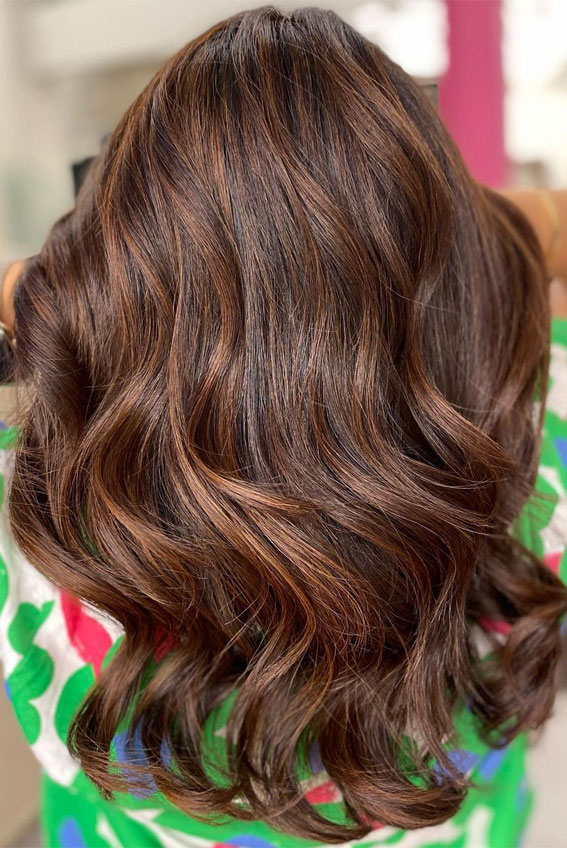 42 Stunning Autumn Hair Colour Ideas to Embrace the Season : Cherry Almond Hair Colour
