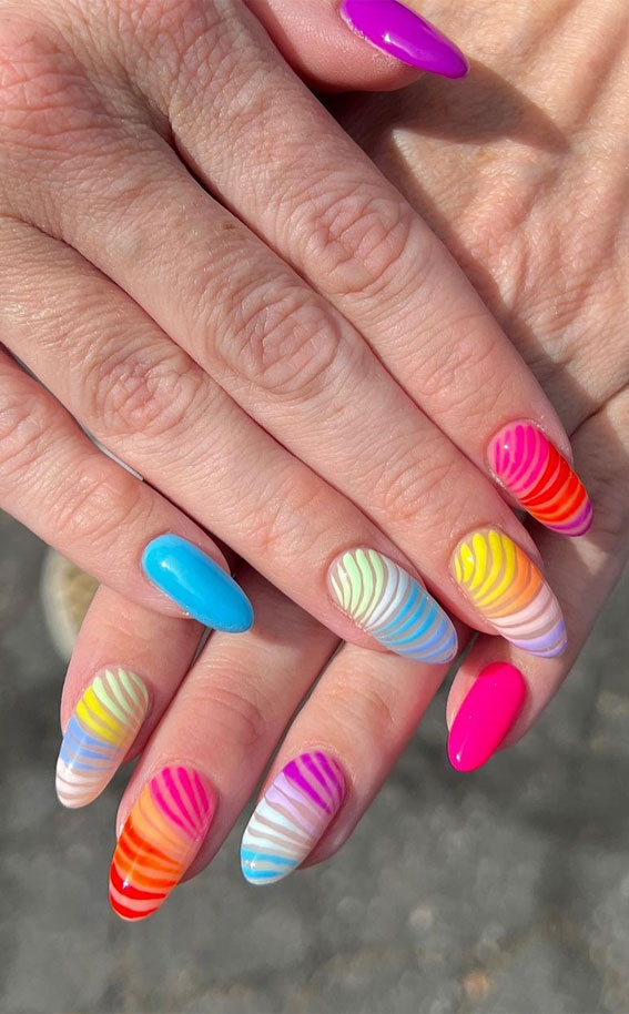 Chic Summer Nail Ideas Embrace the Season with Style : Vibrant Nails