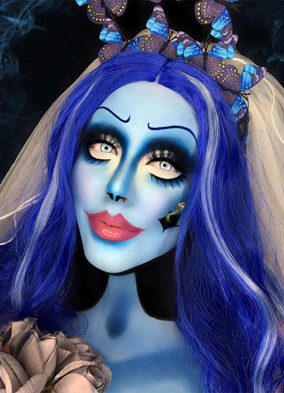 Creative Halloween Makeup Looks : Corpse Bride
