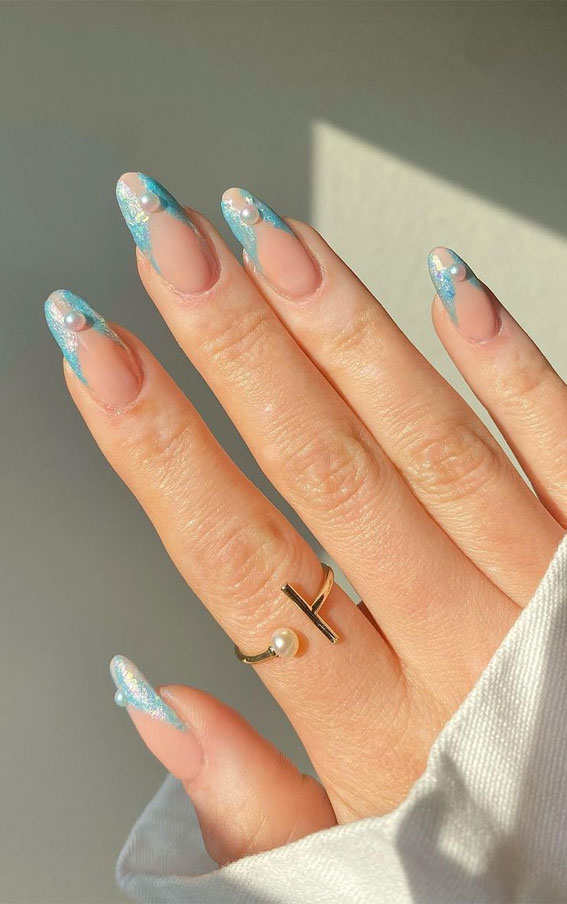 Sea Glass Nails Are The Perfect Look For Your Next Vacation
