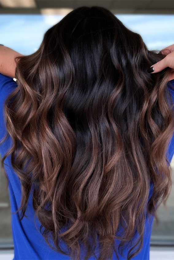 50+ Captivating Hair Colors for the Chilly Season : Mocha Delights