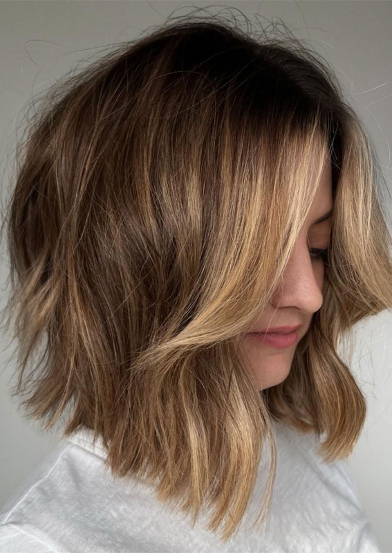 50+ Captivating Hair Colors for the Chilly Season : Dirty Bronde Bob