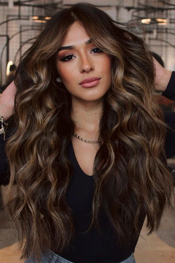 50+ Captivating Hair Colors for the Chilly Season : Espresso Blend
