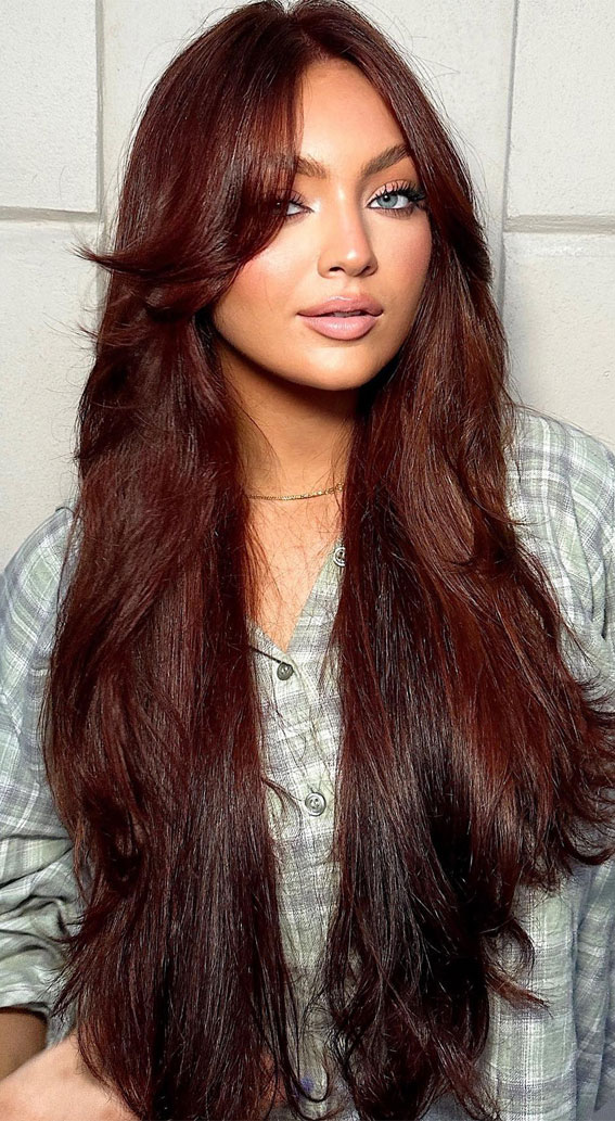50+ Captivating Hair Colors for the Chilly Season : Dark Cowgirl Copper