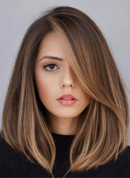 50+ Captivating Hair Colors for the Chilly Season : Sandy Beige Side ...