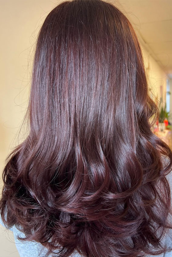 20 Tempting Cherry Cola Hair Colour Ideas : Cherry Cola Mulberry Duo