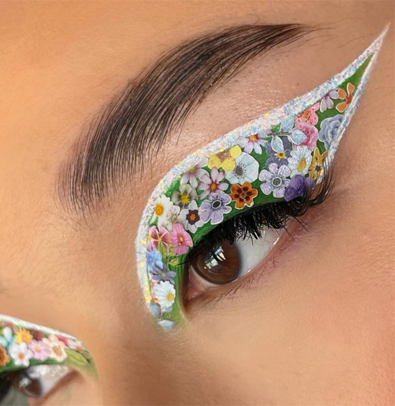 35 Festival-Ready Makeup Inspirations : Spring Bloom