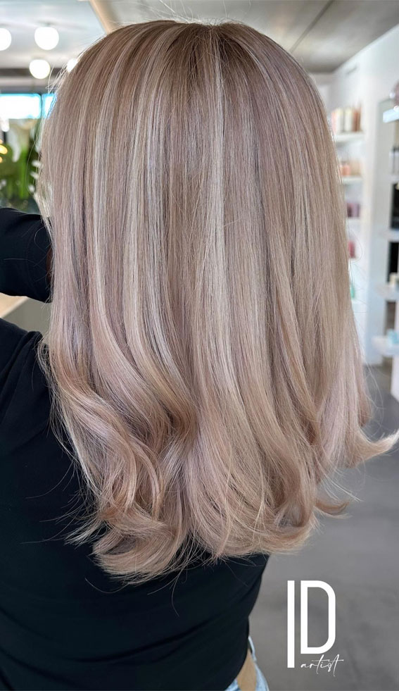 Spring-Inspired Hair Colour Ideas to Freshen Your Look : Dusty Rose