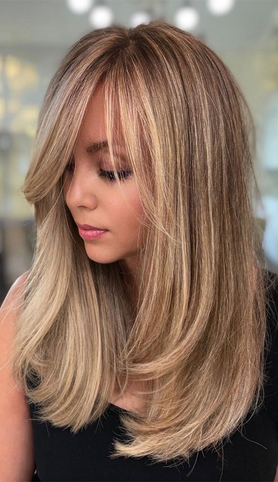 Spring-Inspired Hair Colour Ideas to Freshen Your Look : Soft Honey Blonde