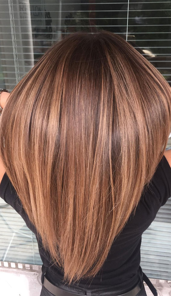 Spring-Inspired Hair Colour Ideas to Freshen Your Look : Bright Hazelnut Balayage