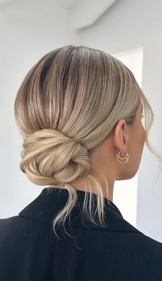 25 Stunning Hairdo Ideas for Every Special Occasion : Classic Bun with Modern Vibe