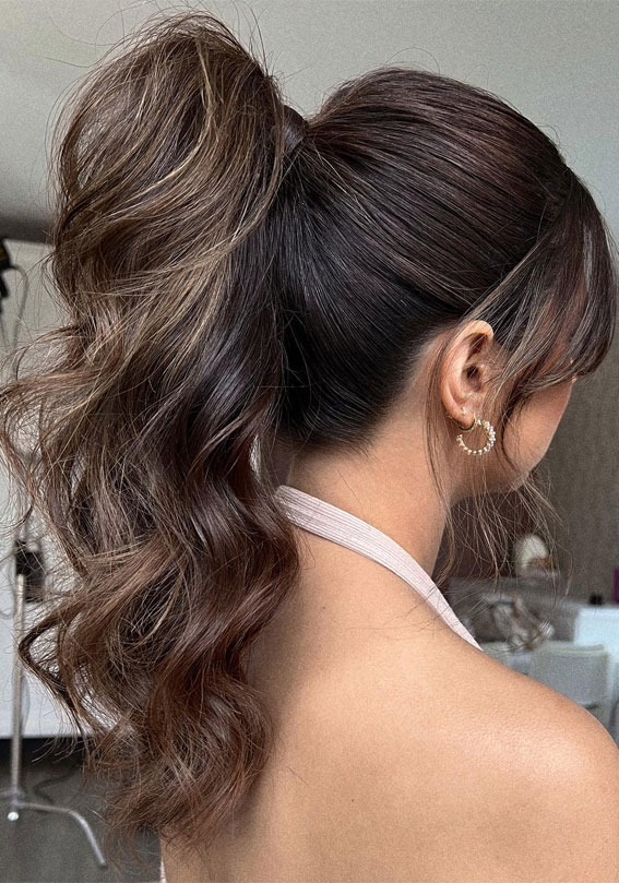 25 Stunning Hairdo Ideas for Every Special Occasion : Glam High Pony