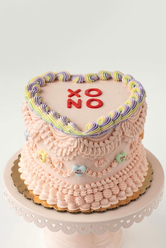Sweetheart Valentine’s Cake Ideas Love in Every Layer : Lavish Love