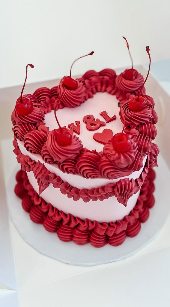 Sweetheart Valentine’s Cake Ideas Love in Every Layer : Heart-Inspired Lambeth Cake