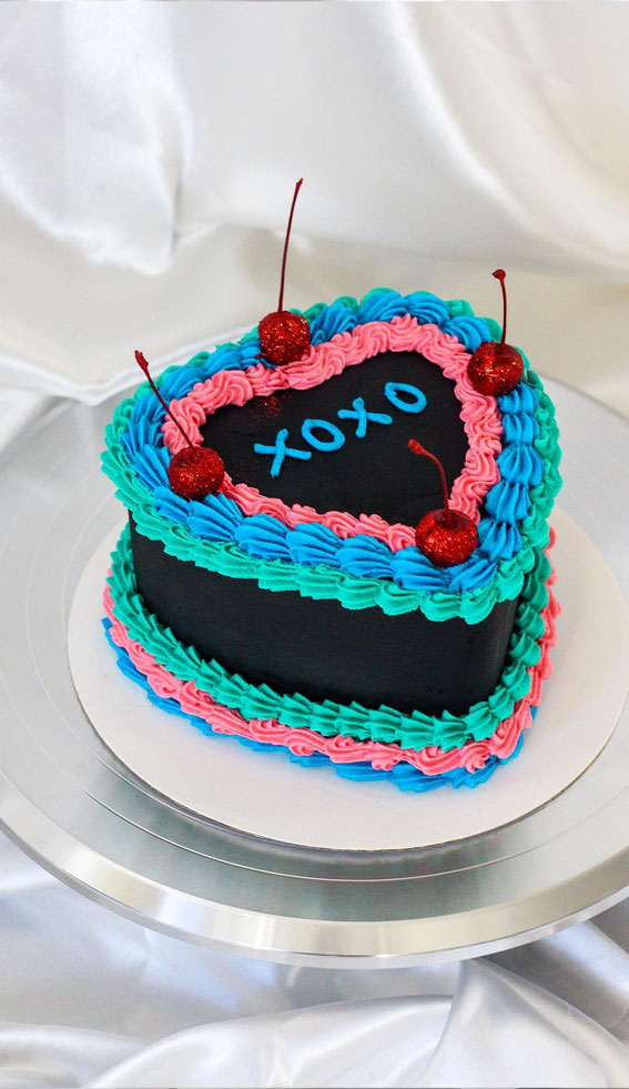 Sweetheart Valentine’s Cake Ideas Love in Every Layer : Electric Love