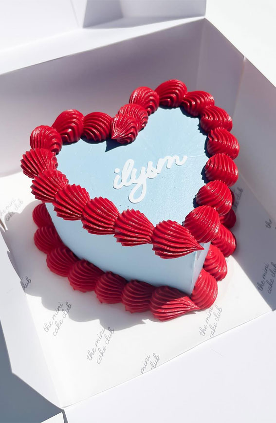 Sweetheart Valentine’s Cake Ideas Love in Every Layer : Skybound Affection
