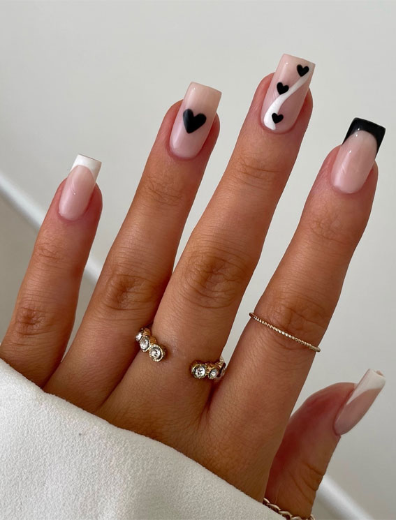 Manicure Monday - Valentine's Easy Heart Nails | See the World in PINK