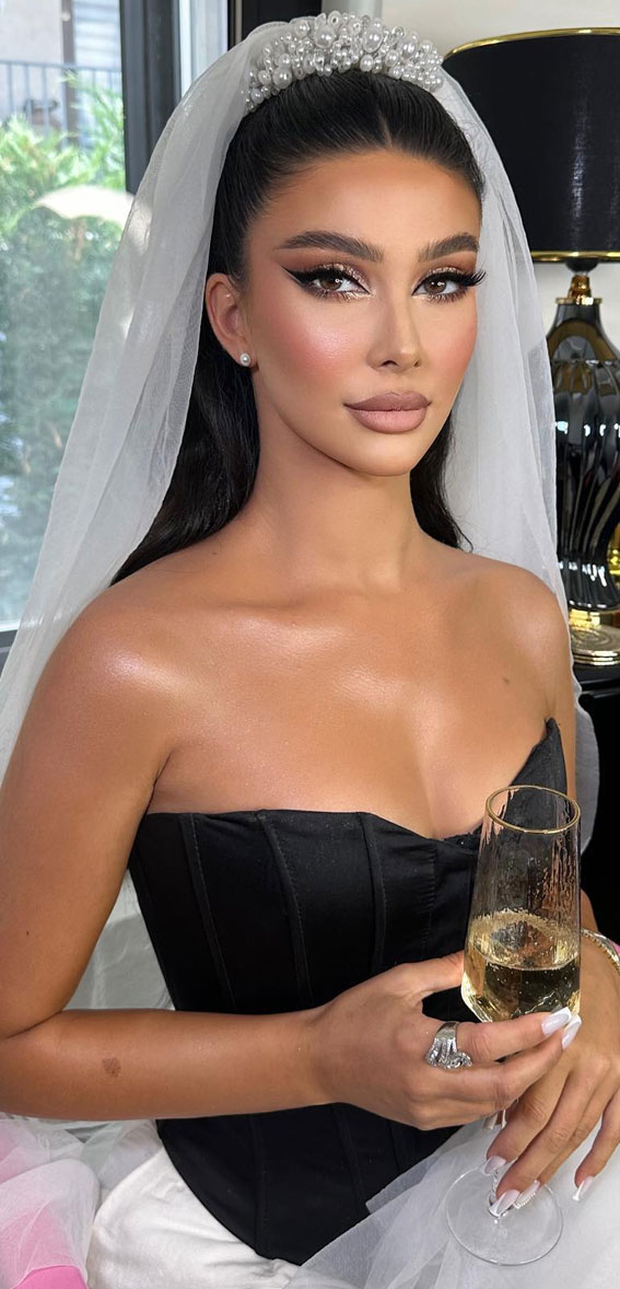 Radiant Bridal Makeup Ideas for Your Perfect Wedding Day : Ethereal Elegance For Brown Eyes