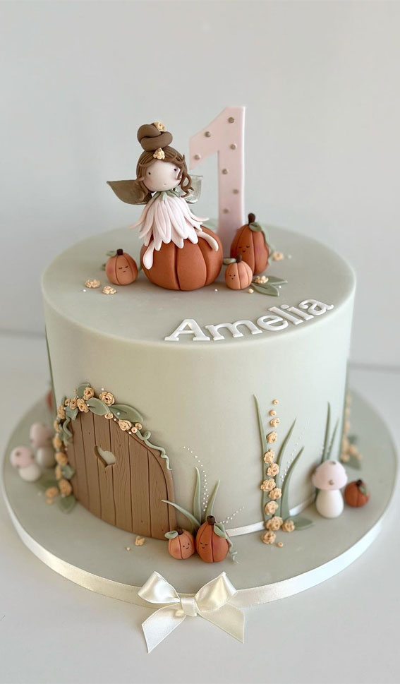 35 Adorable Birthday Cake Ideas for Little Ones : Little Fairy Birthday Cake