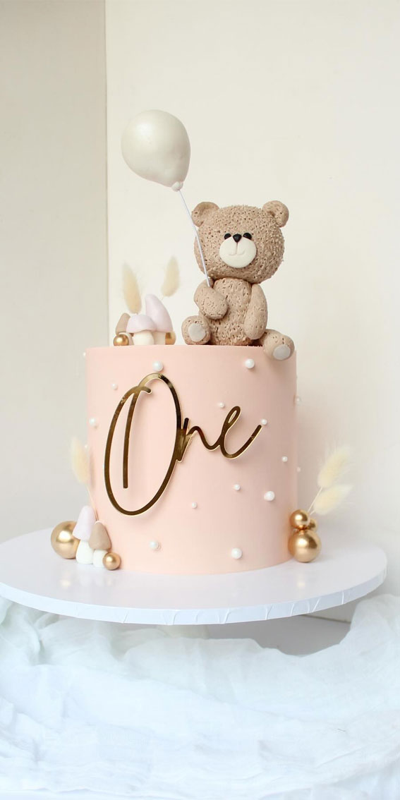 35 Adorable Birthday Cake Ideas for Little Ones : Simple Baby Cake