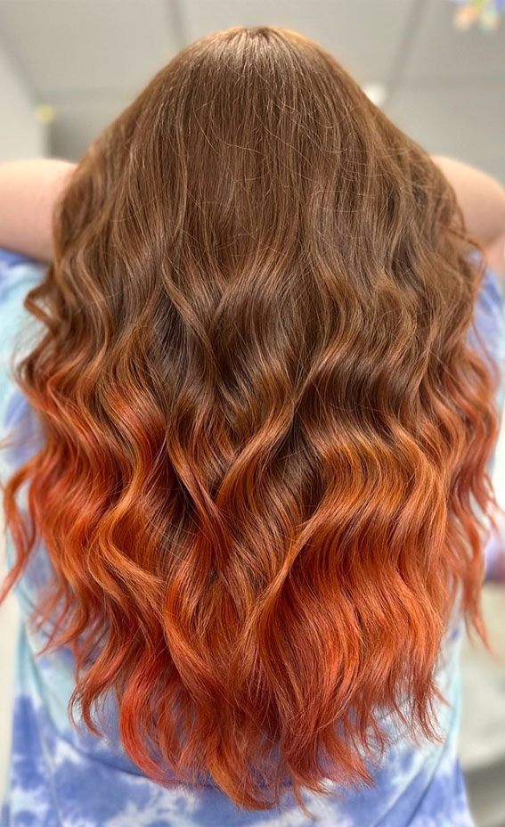 Fresh Hair Colour Ideas to Welcome the Season : Copper Infused Sophistication