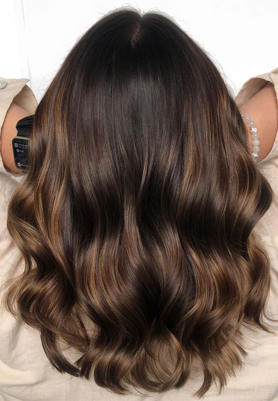 Fresh Hair Colour Ideas to Welcome the Season : Chestnut Brown Sophistication