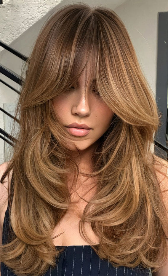 Fresh Hair Colour Ideas to Welcome the Season : Toffee and Caramel Elegance