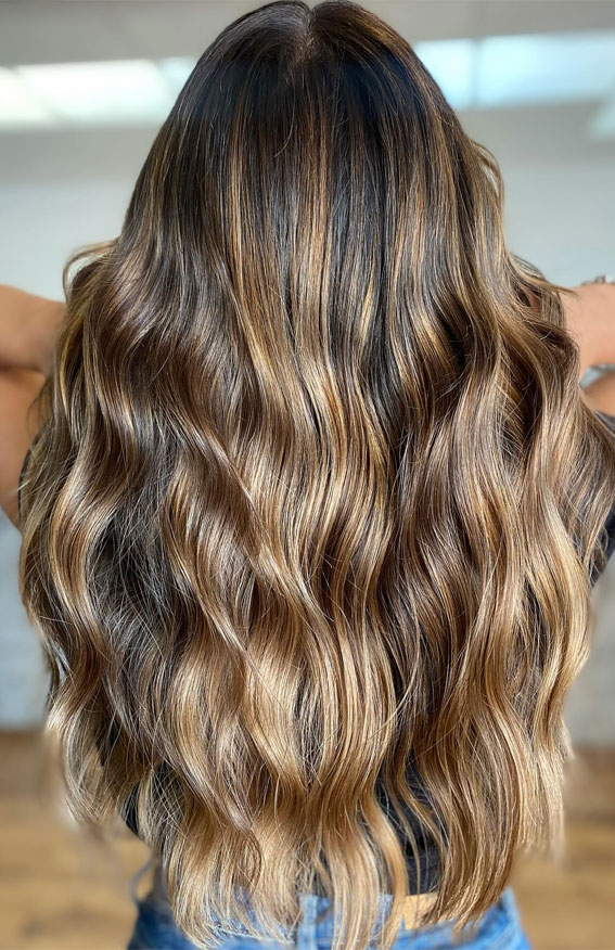 Fresh Hair Colour Ideas to Welcome the Season : Biscuit Brown Balayage