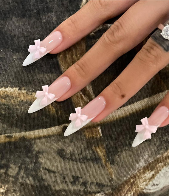 Creative Nail Concepts for Your Next Manicure : Ballerina Stiletto Nails