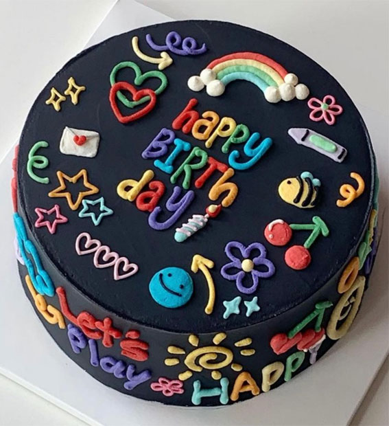 50 Birthday Cake Ideas for Every Celebration : Artist At Heart Cake