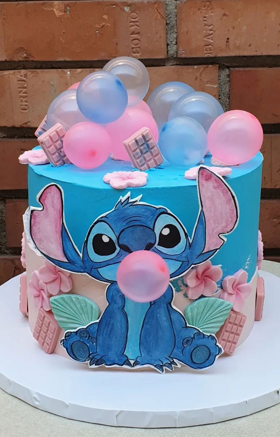 50 Birthday Cake Ideas for Every Celebration : Whimsical & Fun Stitch Birthday Cake