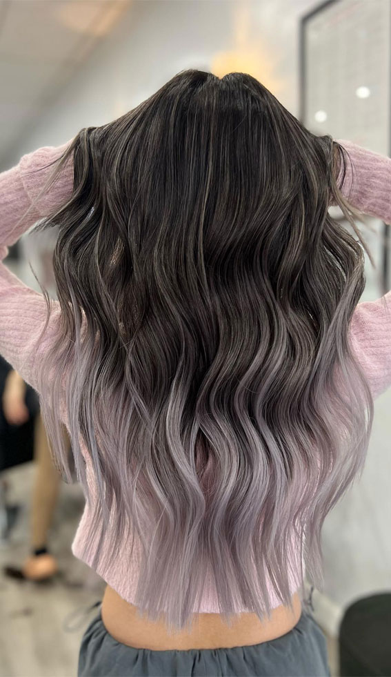 40 Ethereal Hair Colour Trends for the Spring-Summer Season : Galactic Lilac Dreams