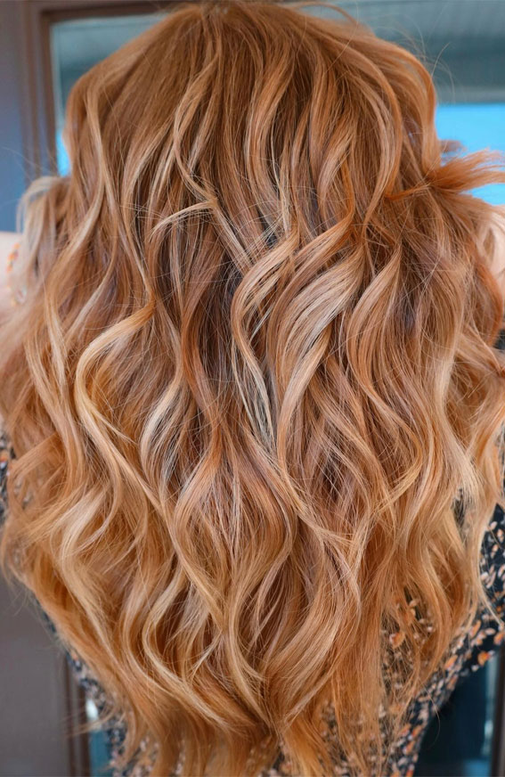 40 Ethereal Hair Colour Trends for the Spring-Summer Season : Gilded Ginger