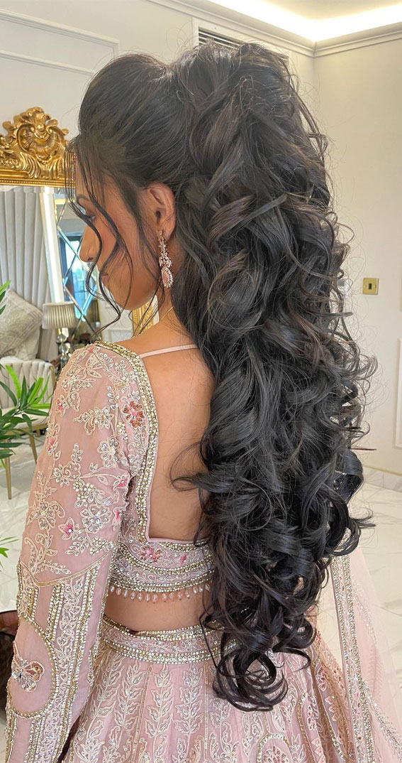 40 Half Up Half Down Hairstyles The Perfect Balance of Sophistication : Half Up with Abundant Curls