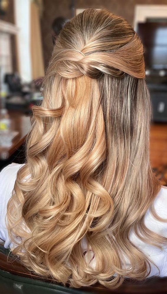 Prom Hairstyles for a Night to Remember : Polished Glam Twisted Half Up