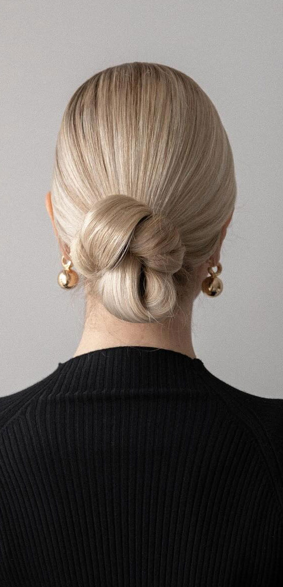 35 Creative Hairdos for Every Occasion : Polished Modern Updo