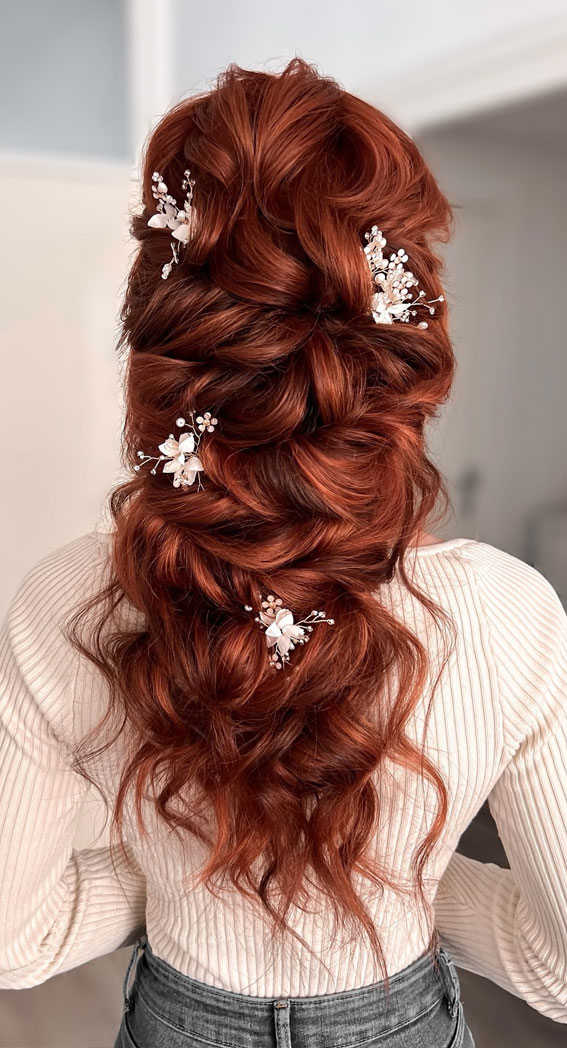 cascading downstyle, boho hairstyle, mermaid braids, Rapunzel braids, boho braids, mermaid downstyle, boho bridal hairstyle, wedding hairstyle