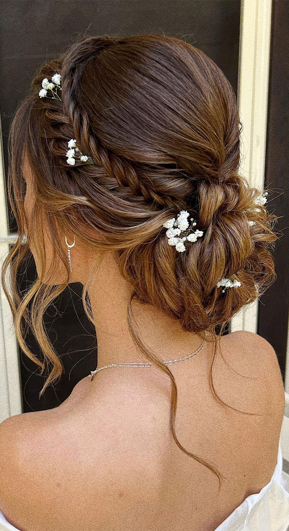 35 Creative Hairdos for Every Occasion : Braided Messy Bun