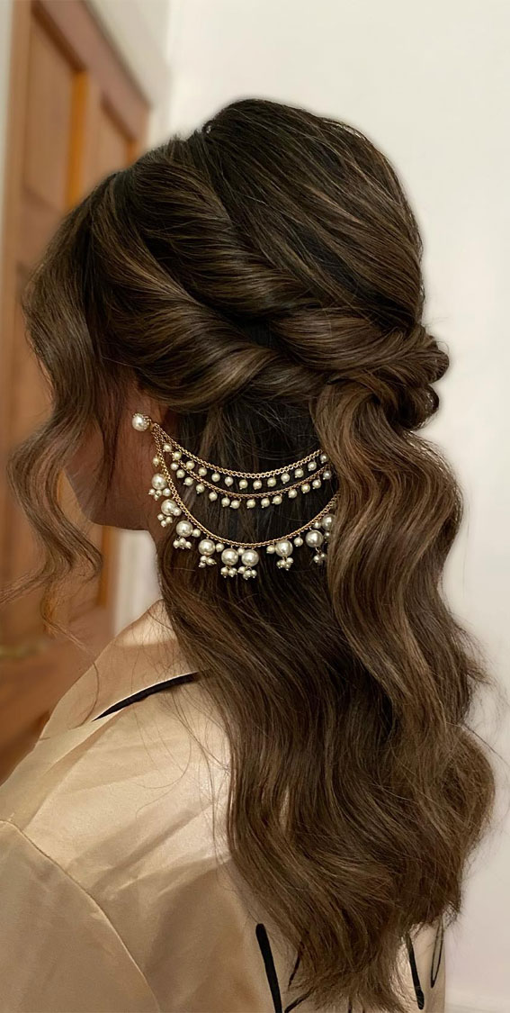 35 Creative Hairdos for Every Occasion : Half Up Half Down Bridal Hairstyle