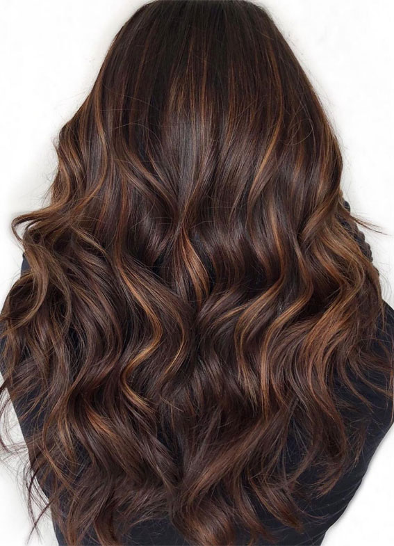 15 Dark Chestnut Hair Colour Ideas for a Timeless Look : Chestnut Brunette Blends