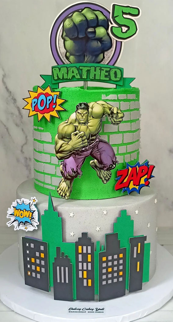 Hulk Birthday Cake Ideas for Superhero Celebrations : The Incredible Hulk Birthday Bash