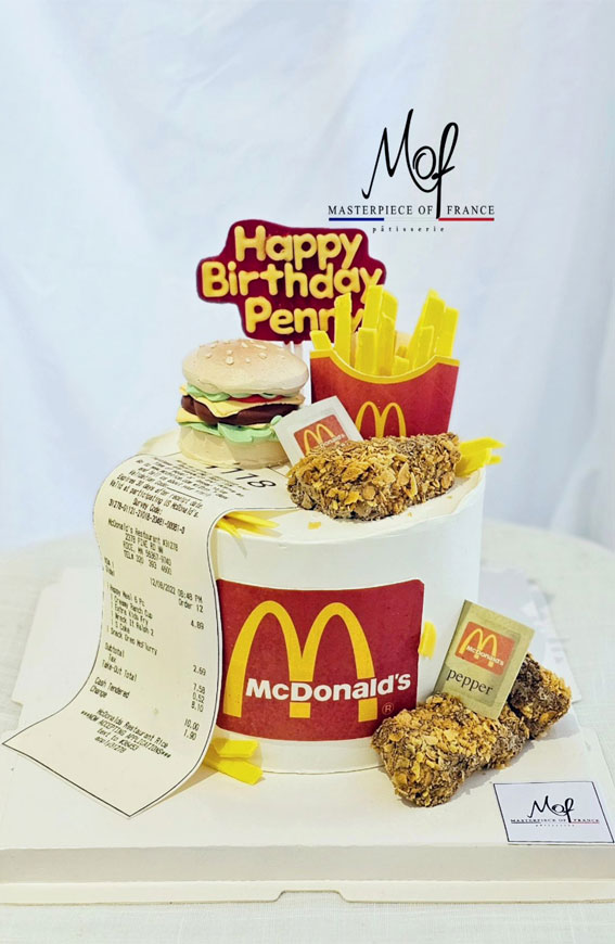 15 McDonald’s Cake Creations : Big Mac + Fries + Chicken