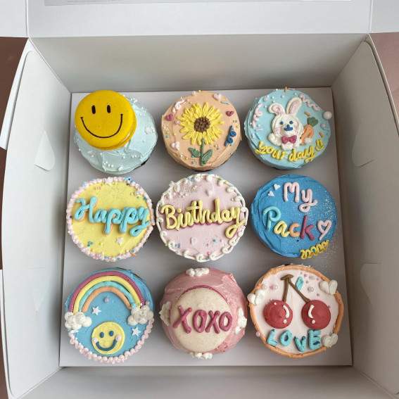 40 Cute Cupcake Ideas For Every Party : Happy Box Cupcakes