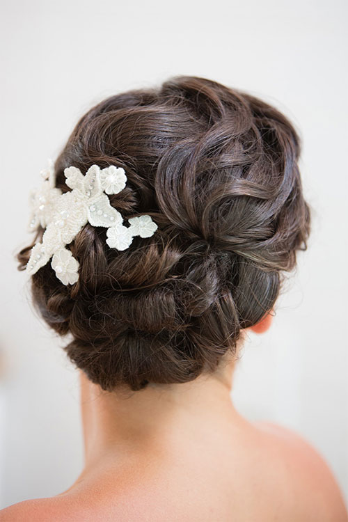 wedding hair, bridal hair