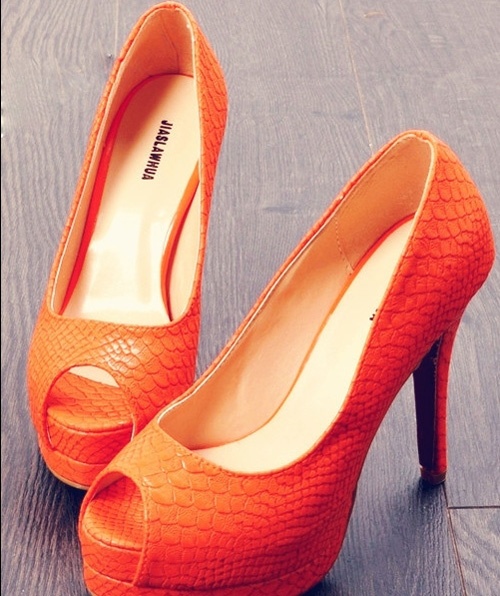 Orange Wedding Shoes Ideas