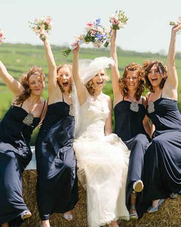 Real Wedding, Bridesmaids, Bridesmaids real wedding, blue navy bridesmaids