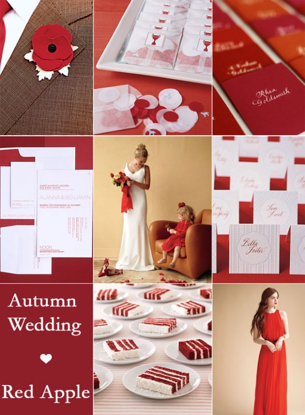 Red Autumn Wedding Colour Palette,red fall wedding