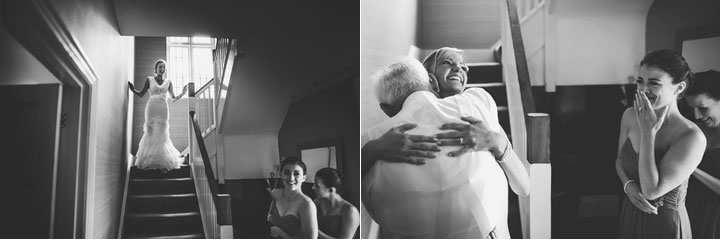 bride and father emotion